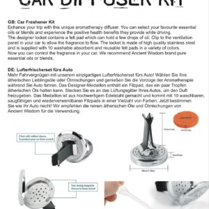 Car Diffuser Kit – Hamsa – 30mm