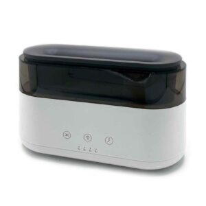 Modern Aroma Diffuser – Led Clock – USB-C – Flame Effect
