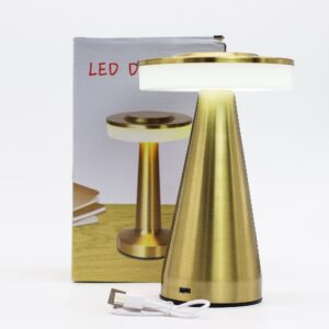 Touch Lamp – Tall Stem Copper – USB (C) – Rechargable  (400 Watt)