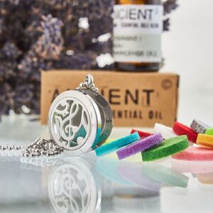 Aromatherapy Diffuser Necklace – Music Notes 25mm