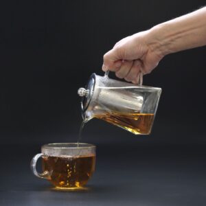 Glass Infuser Teapot – Tower Shape – 350ml
