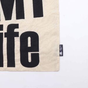 Iconic Basic Tote Bag – IT’s MY LIFE – Natural 4oz
