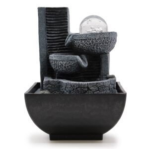 Tabletop Water Feature – 18cm – Relaxing Pouring Pots