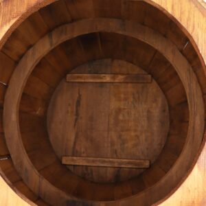 Beer Barrel Table – Natural Wood 60 x 48.5 cm