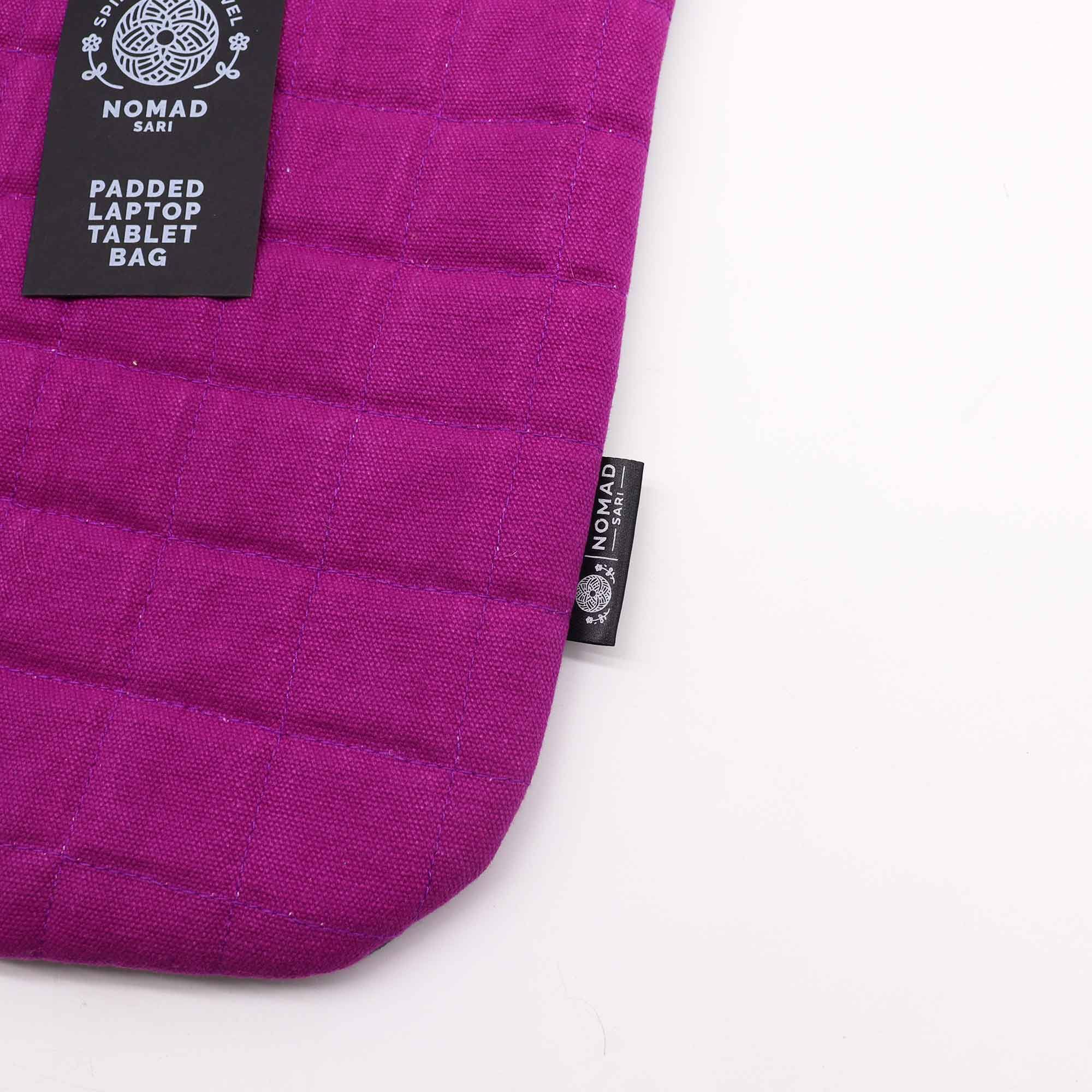 Laptop Padded Pouch - Purple Haze - 14oz Stonewash - Image 3